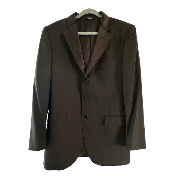 Dolce & Gabbana Black Tuxedo Jacket Size 54